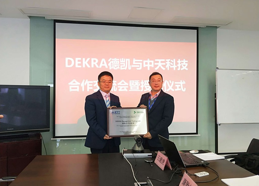 ZTT recebe Certificação Internacional DEKRA de seus Laboratórios na China